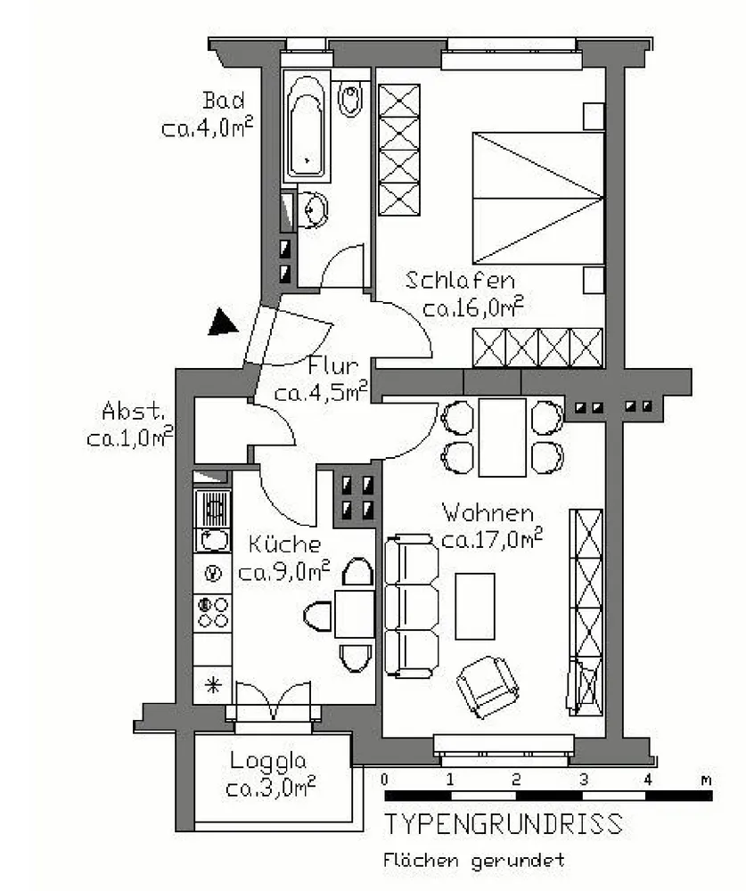 2 Zimmer Wohnung mit 54 m² in Berlin – Bild 2