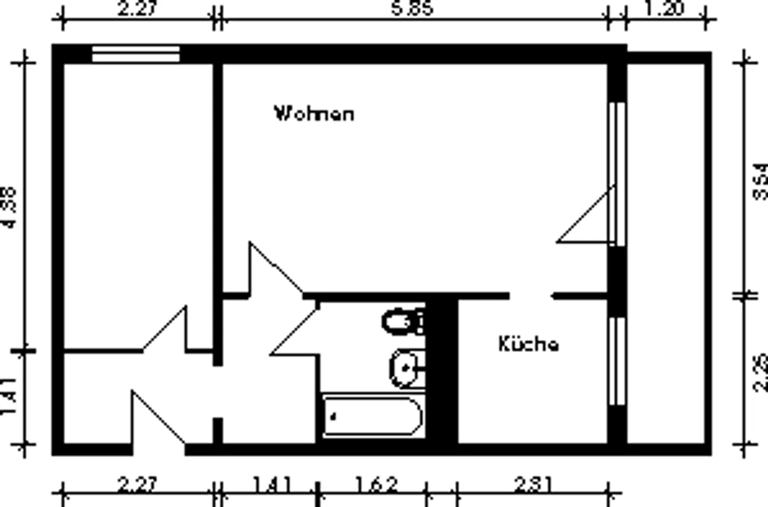 2 Zimmer Wohnung mit 49 m² in Magdeburg – Bild 6