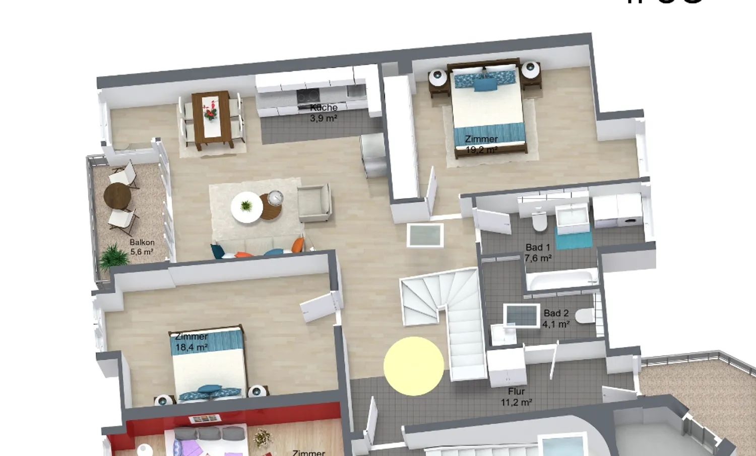 3 room apartment with 111 m² in Berlin – Photo 7