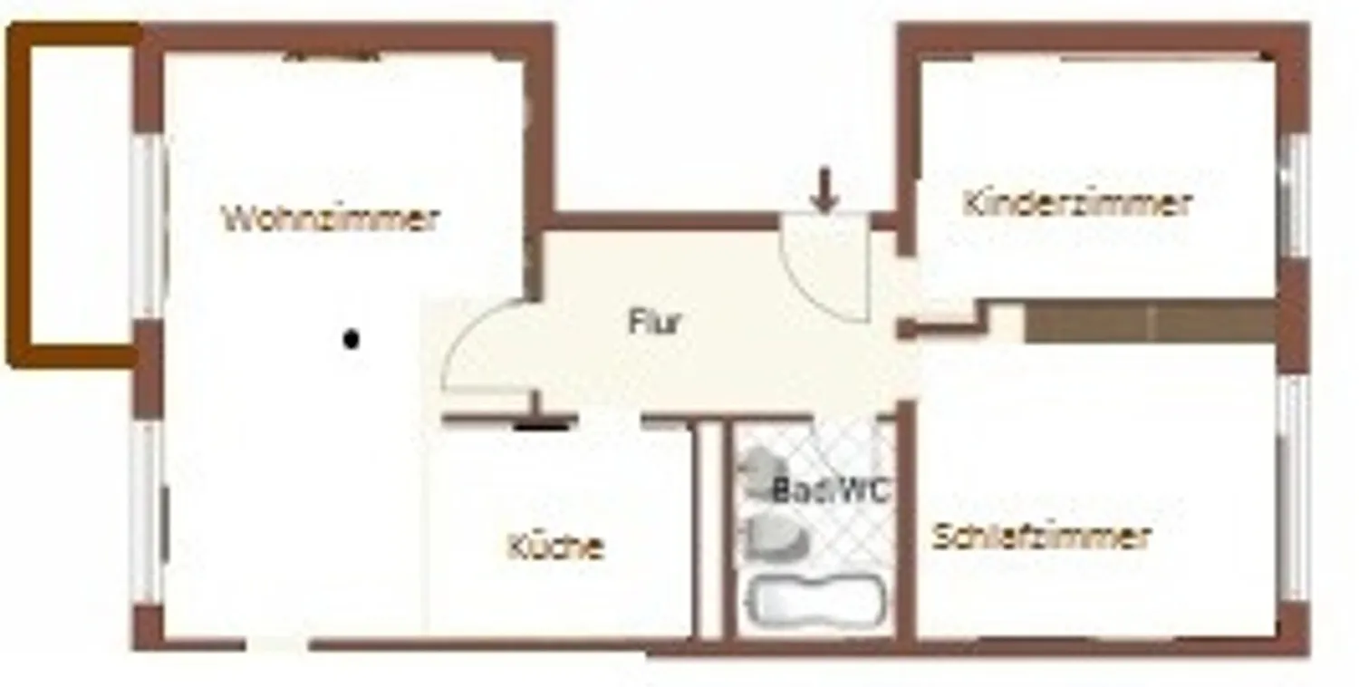 3 Zimmer Wohnung mit 56 m² in Halle (Saale) – Bild 10