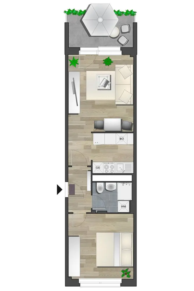 2 Zimmer Wohnung mit 42 m² in Chemnitz – Bild 4