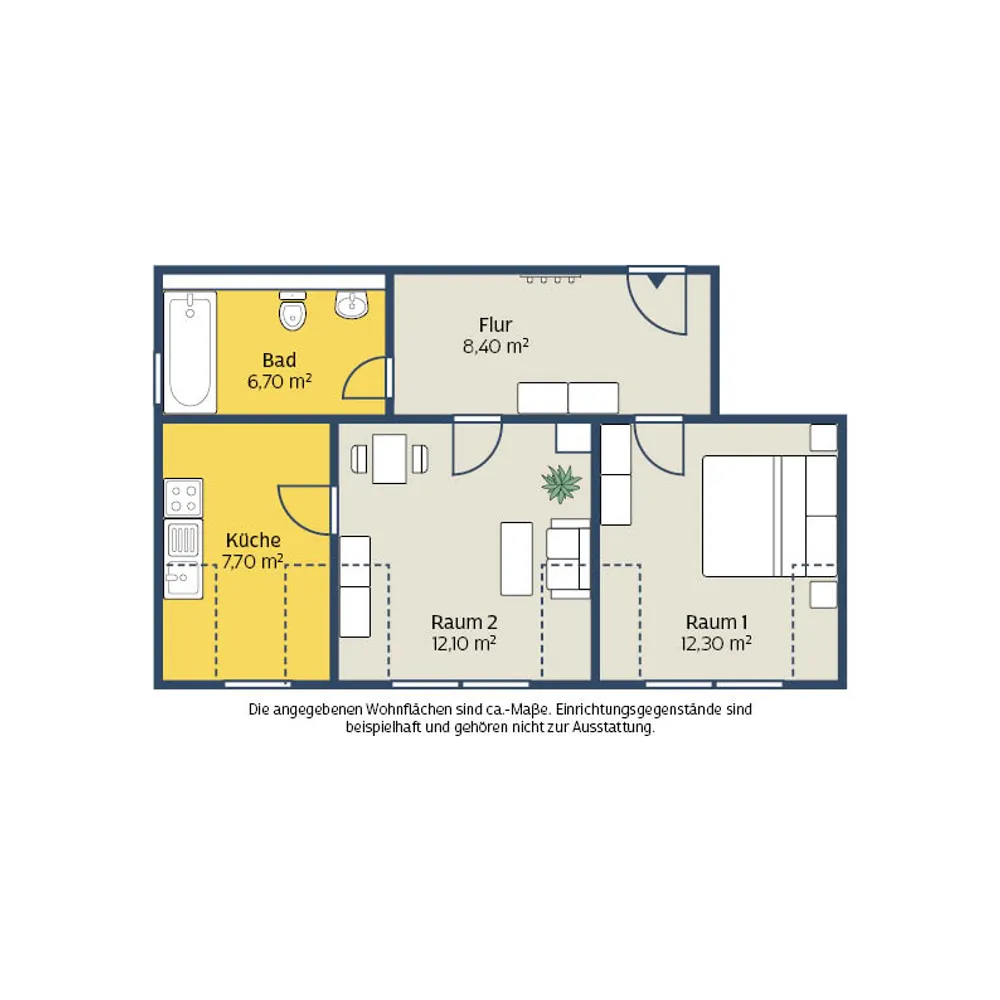 2 Zimmer Wohnung mit 50 m² in Leipzig – Bild 7