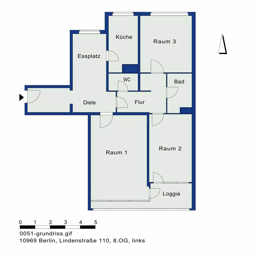 3 Zimmer Wohnung mit 86 m² in Berlin – Bild 8