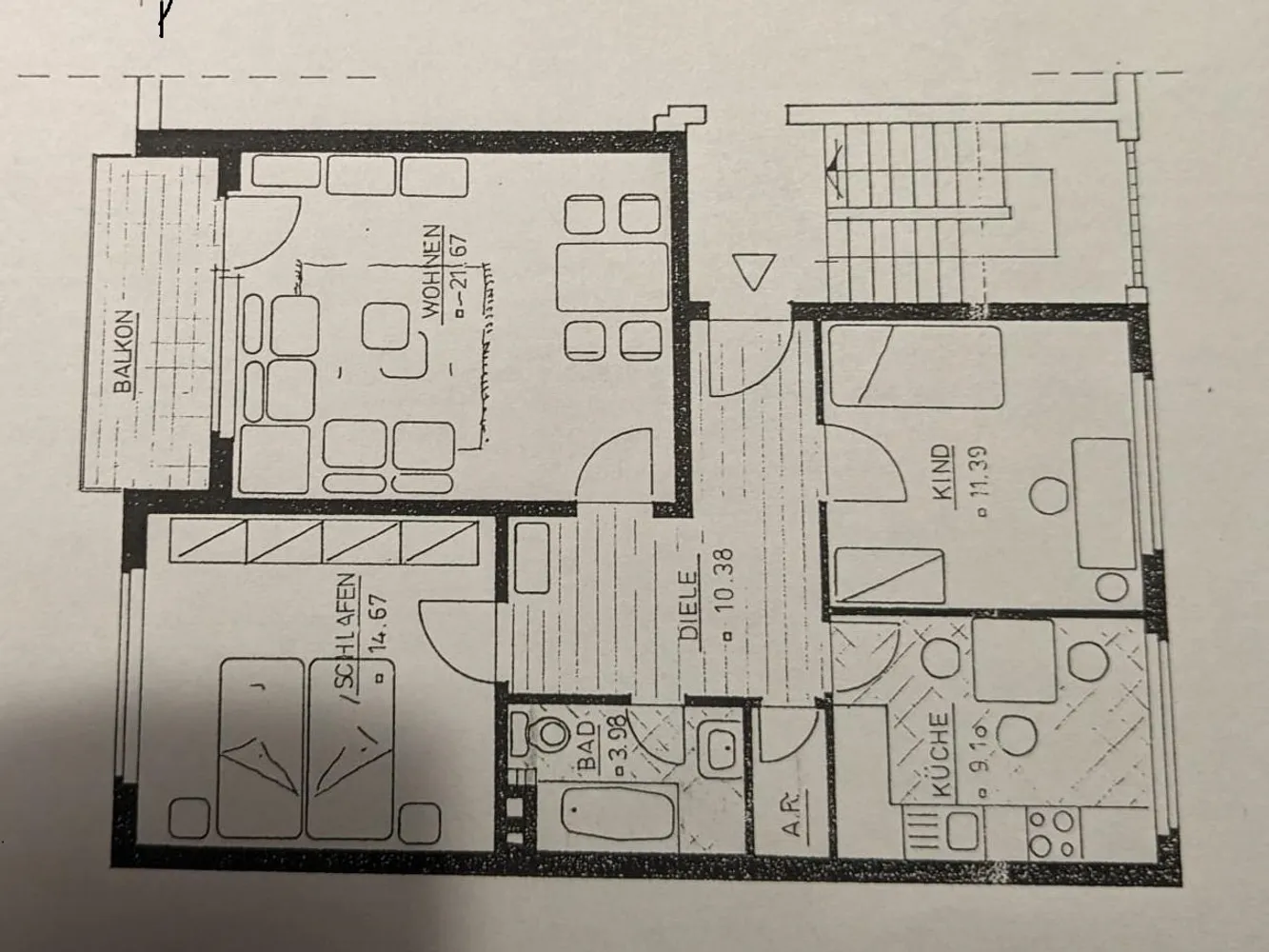 3 room apartment with 76 m² in Essen – Photo 7