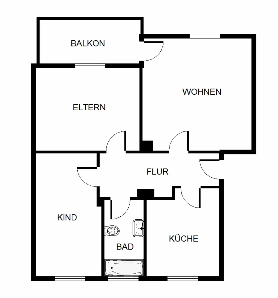 3 Zimmer Wohnung mit 67 m² in Gelsenkirchen – Bild 1