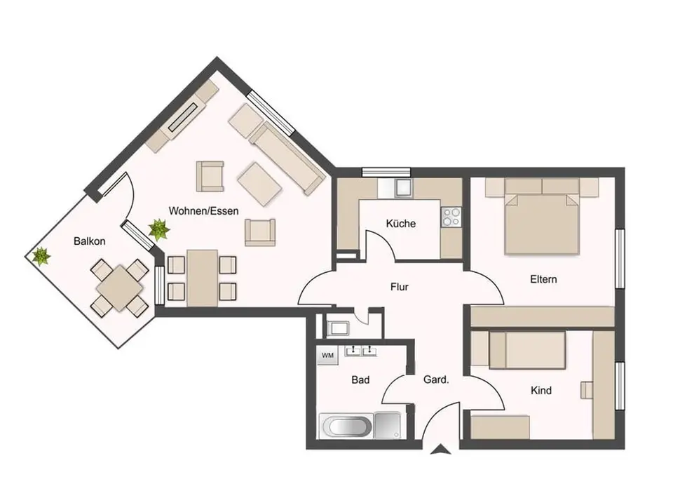 3 Zimmer Wohnung mit 69 m² in Heilbronn – Bild 9