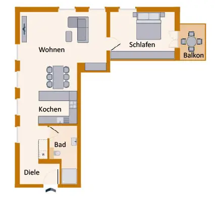 2 room apartment with 87 m² in Hanau – Photo 5