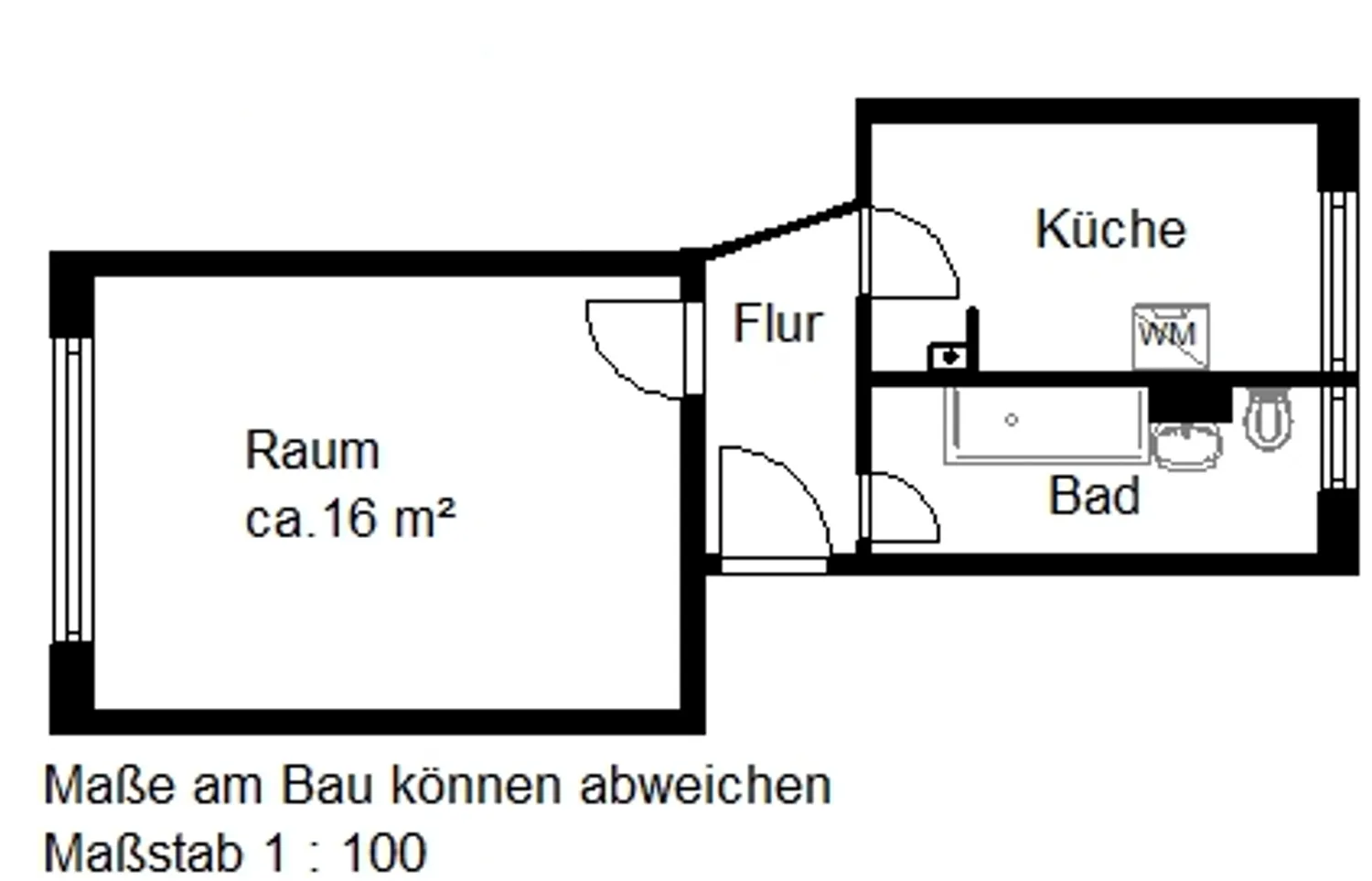 1 Zimmer Wohnung mit 30 m² in Halle (Saale) – Bild 8