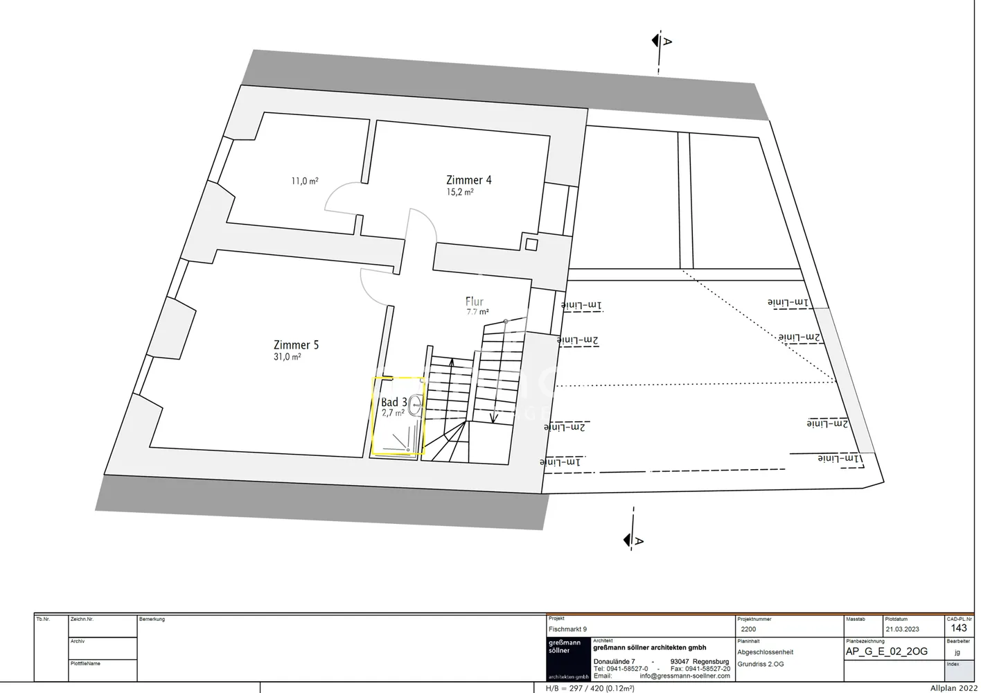 1 Zimmer Wohnung mit 12 m² in Regensburg – Bild 7
