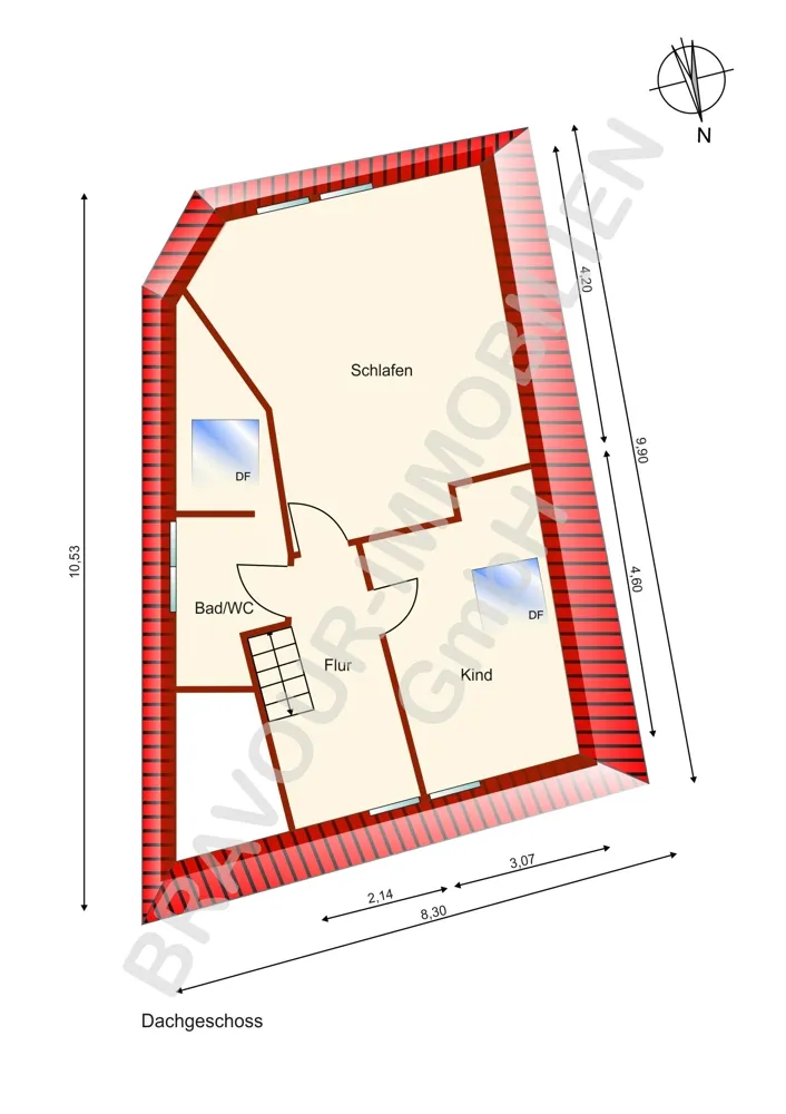 3 Zimmer Wohnung mit 83 m² in Düsseldorf – Bild 5