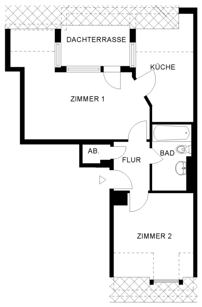 2 Zimmer Wohnung mit 47 m² in Nürnberg – Bild 3