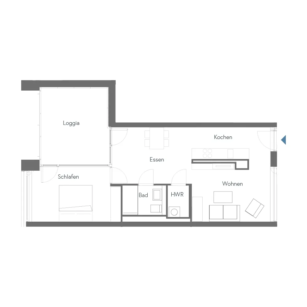 2 Zimmer Wohnung mit 68 m² in Berlin – Bild 2
