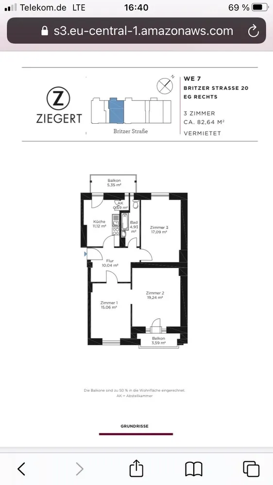 3 Zimmer Wohnung mit 88 m² in Berlin – Bild 7