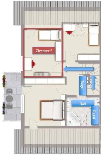 WG-Zimmer mit 15 m² in Karlsruhe – Bild 9