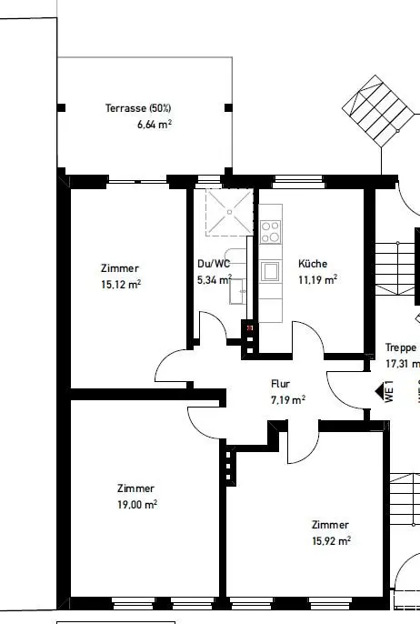 3 Zimmer Wohnung mit 90 m² in Paderborn – Bild 8