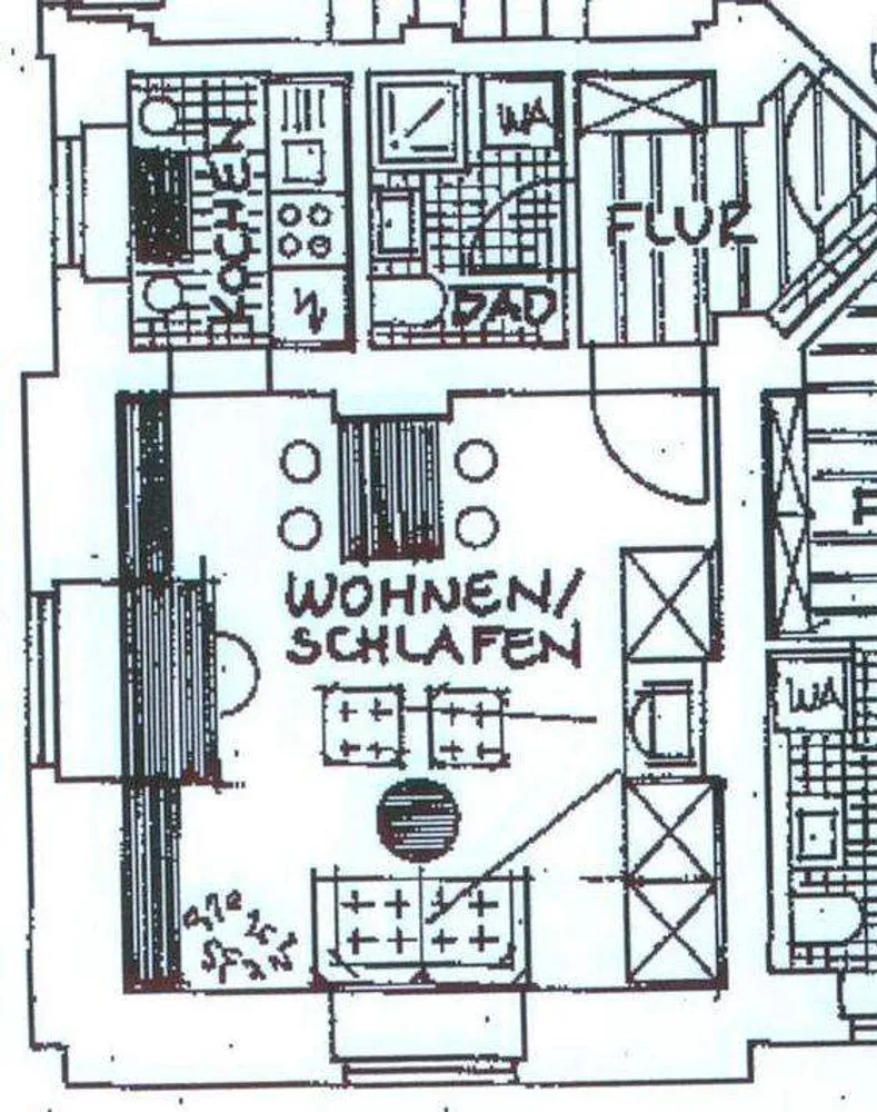 1 room apartment with 39 m² in Chemnitz – Photo 6