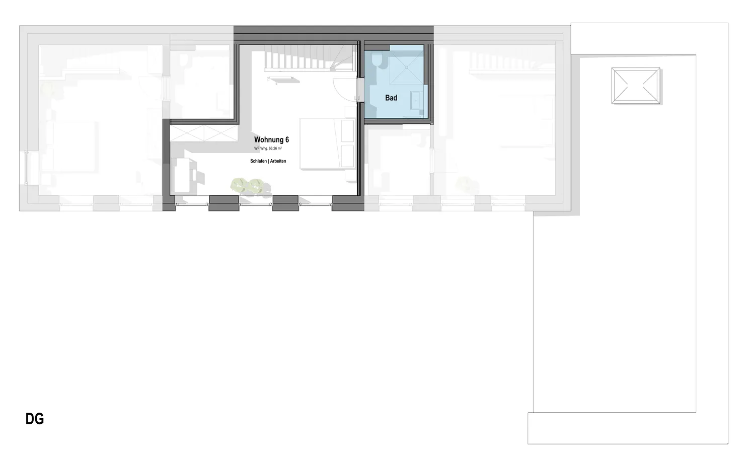 2 room apartment with 66 m² in Bielefeld – Photo 5