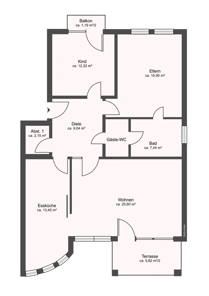 3 Zimmer Wohnung mit 90 m² in Bremen – Bild 6