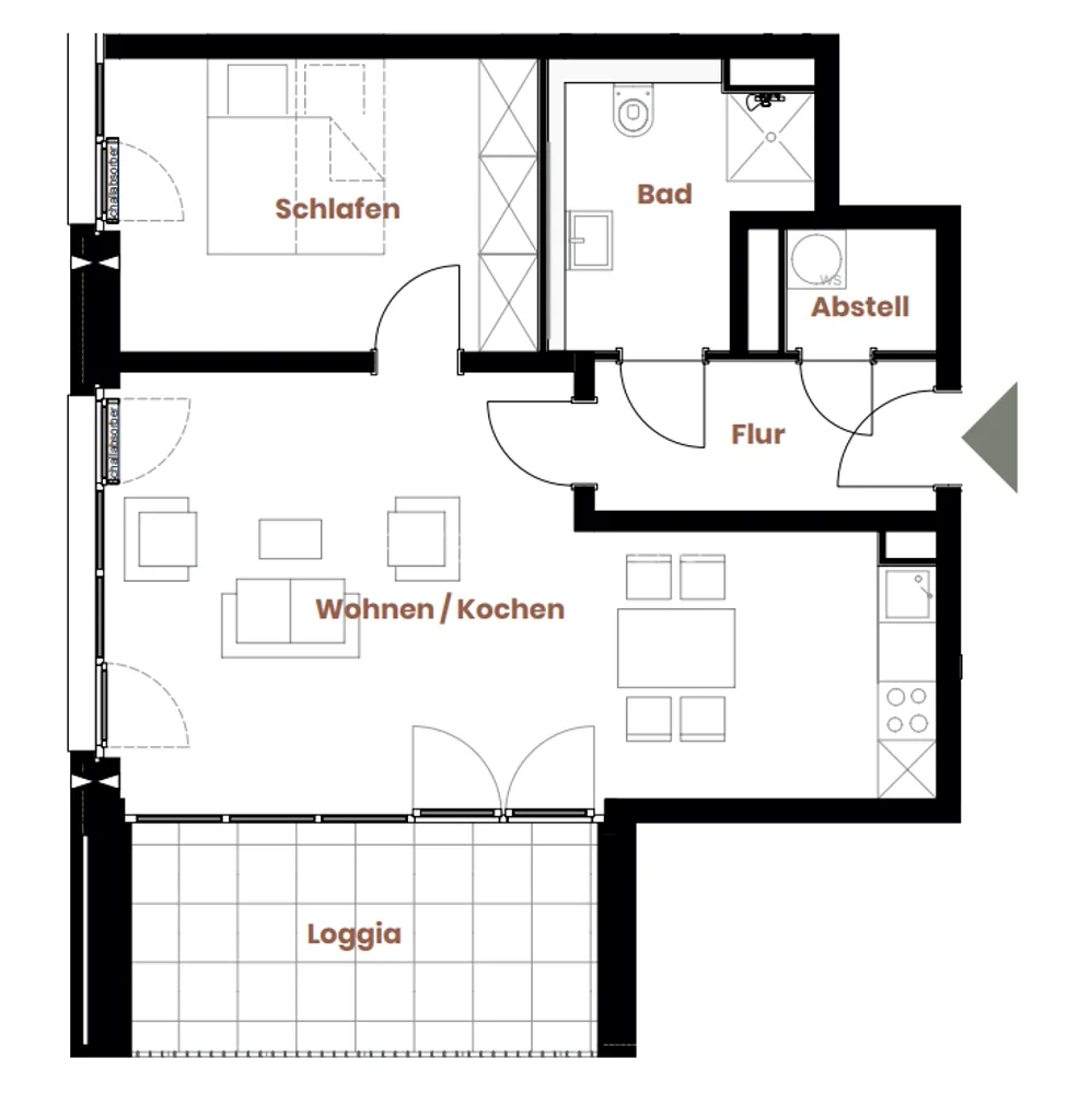 2 Zimmer Wohnung mit 64 m² in Bremen – Bild 11