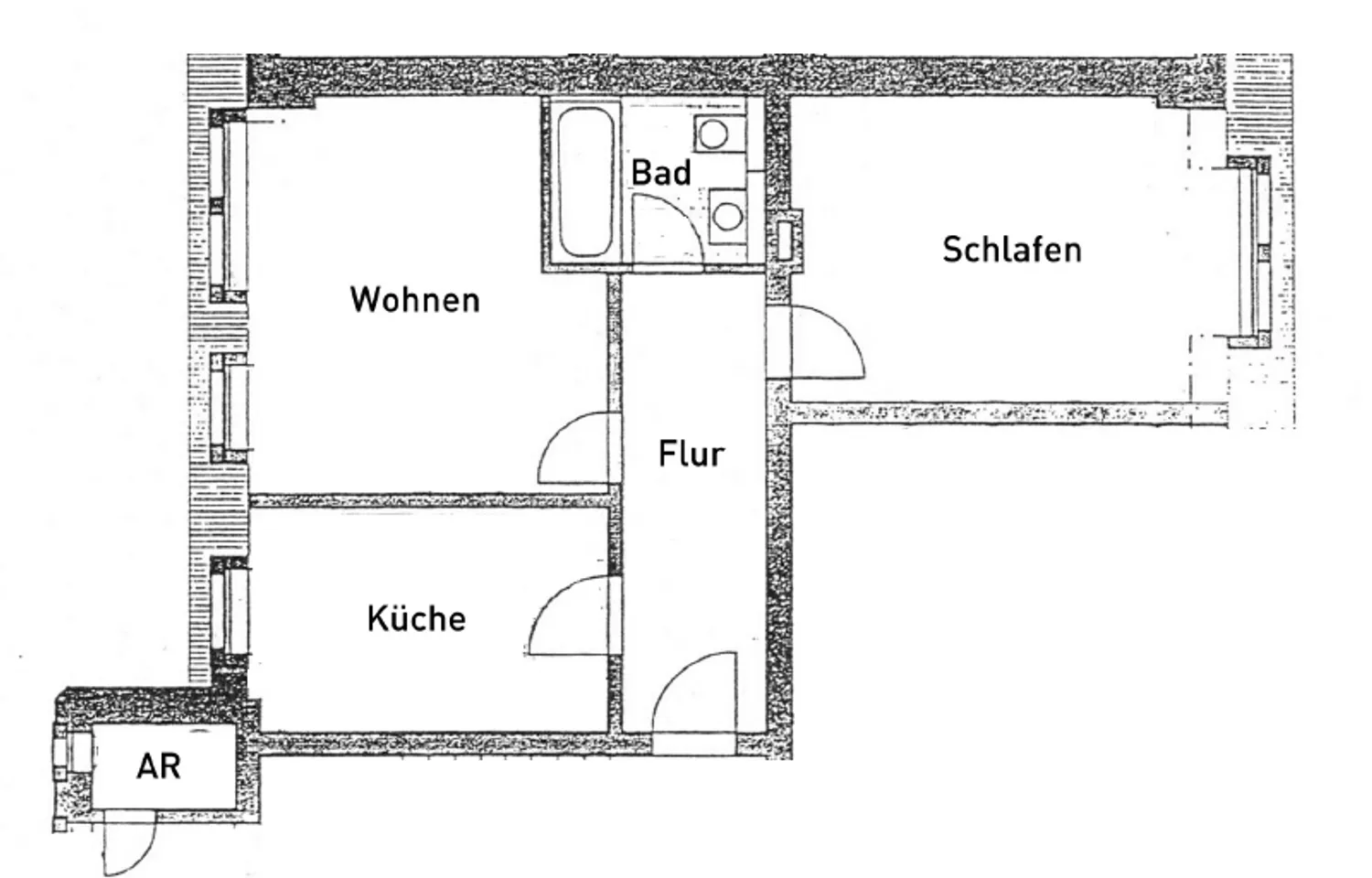 2 room apartment with 52 m² in Dresden – Photo 2