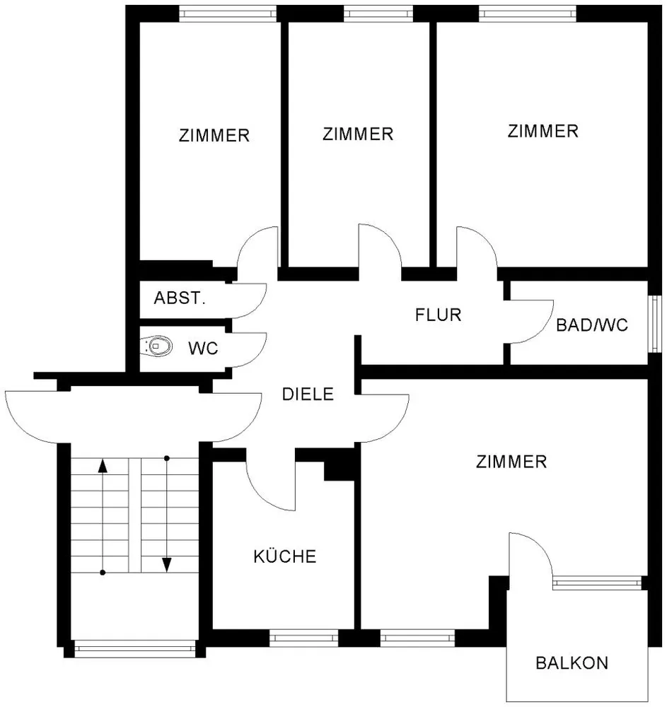 4 Zimmer Wohnung mit 81 m² in Bochum – Bild 3