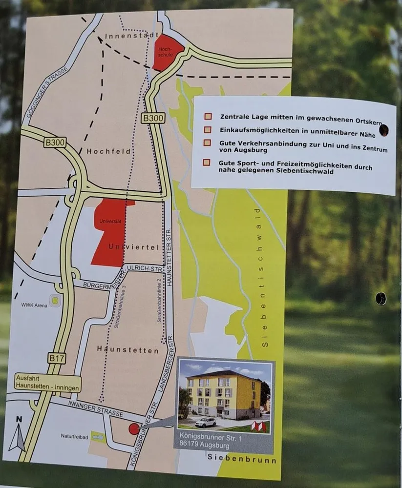 1 Zimmer Wohnung mit 21 m² in Augsburg – Bild 4