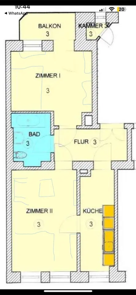 2 Zimmer Wohnung mit 51 m² in Leipzig – Bild 4