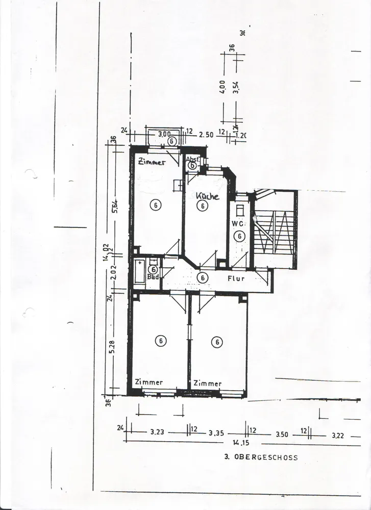 3 Zimmer Wohnung mit 84 m² in Mannheim – Bild 2