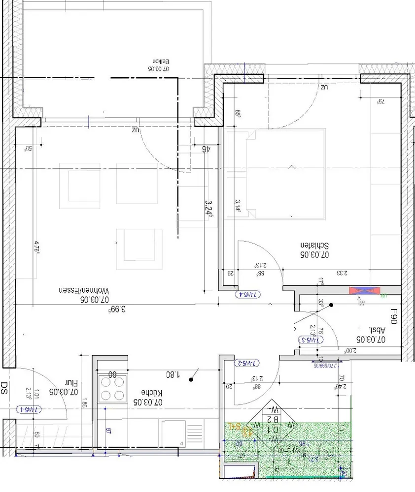 2 room apartment with 55 m² in Stuttgart – Photo 6