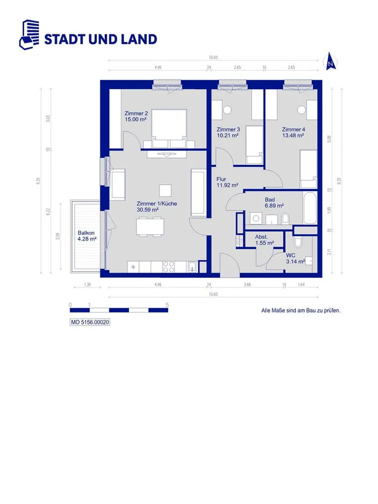 4 Zimmer Wohnung mit 95 m² in Berlin – Bild 9