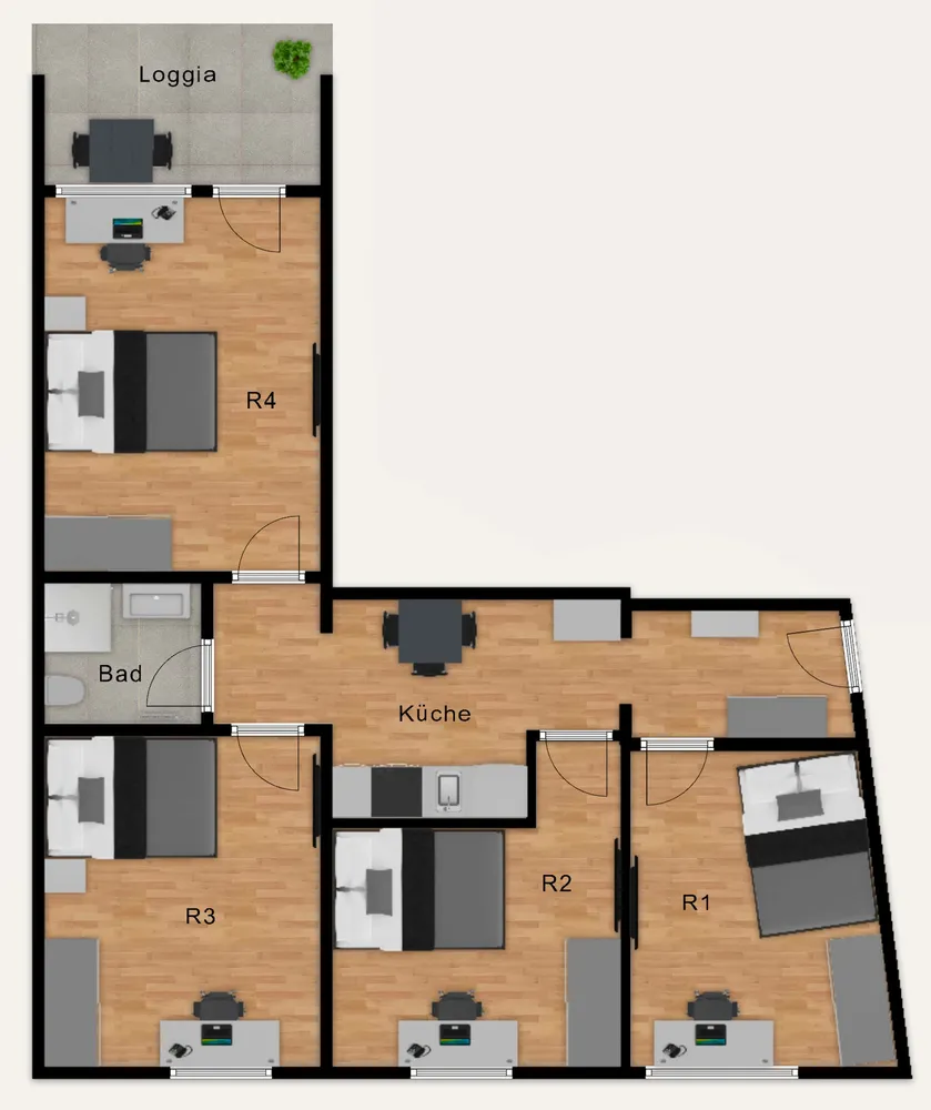 WG-Zimmer mit 11 m² in München – Bild 3