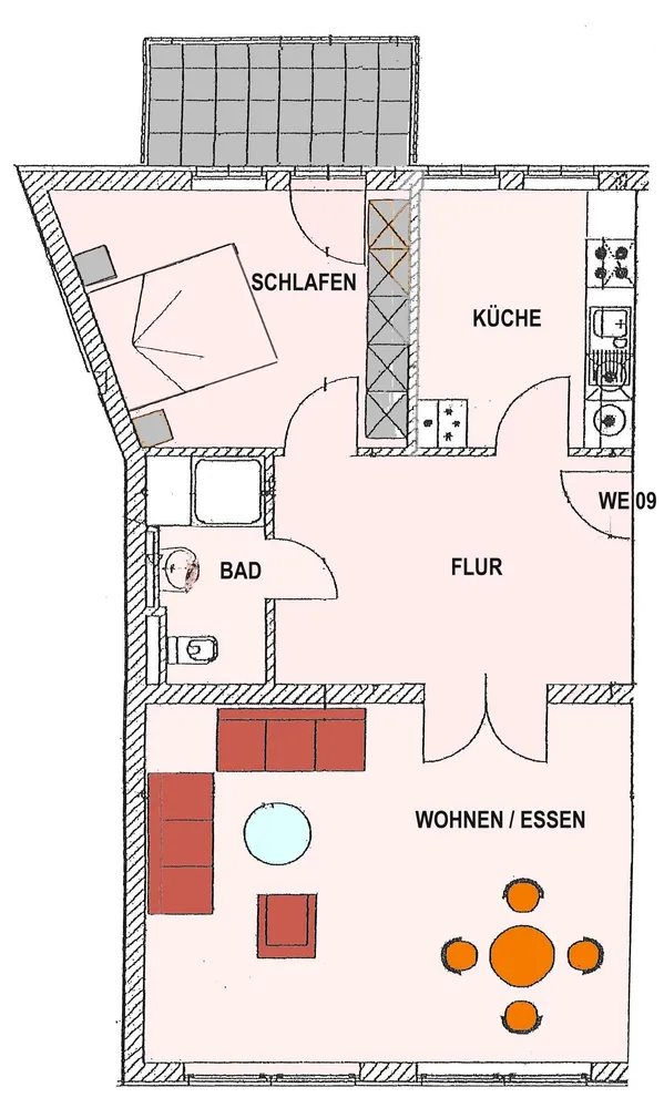 2 Zimmer Wohnung mit 67 m² in Leipzig – Bild 2