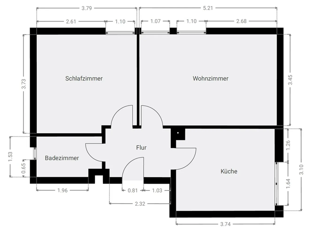 2 Zimmer Wohnung mit 46 m² in Bochum – Bild 7