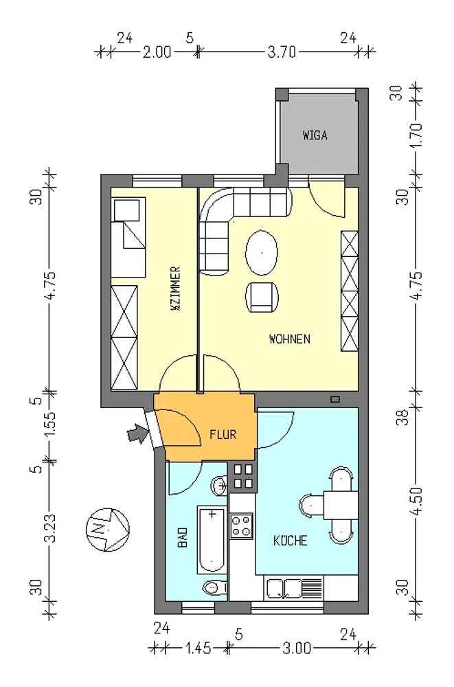 2 Zimmer Wohnung mit 48 m² in Berlin – Bild 5