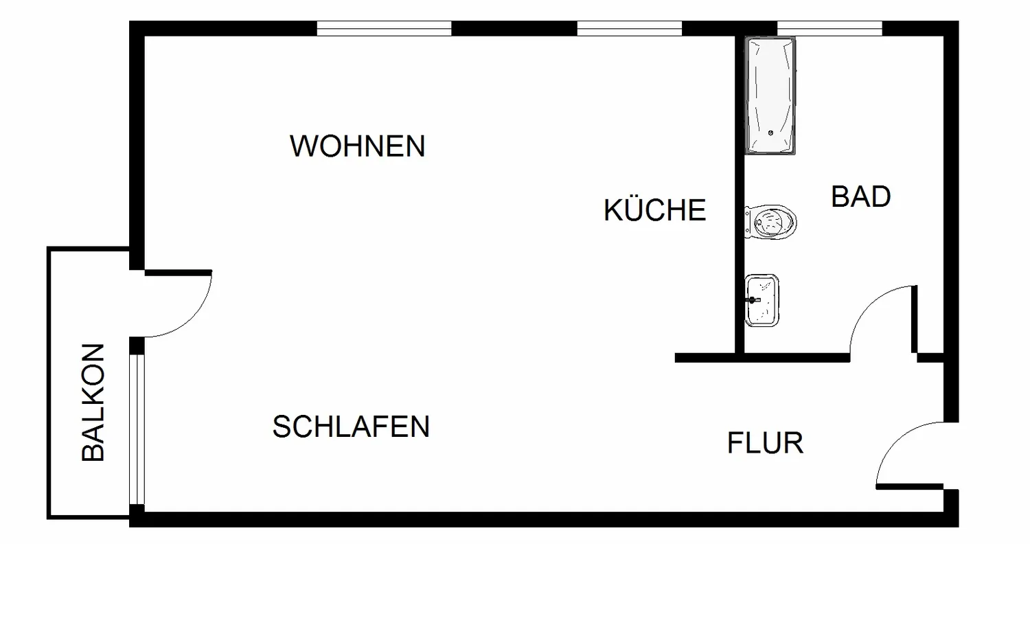 1 Zimmer Wohnung mit 43 m² in Leipzig – Bild 3