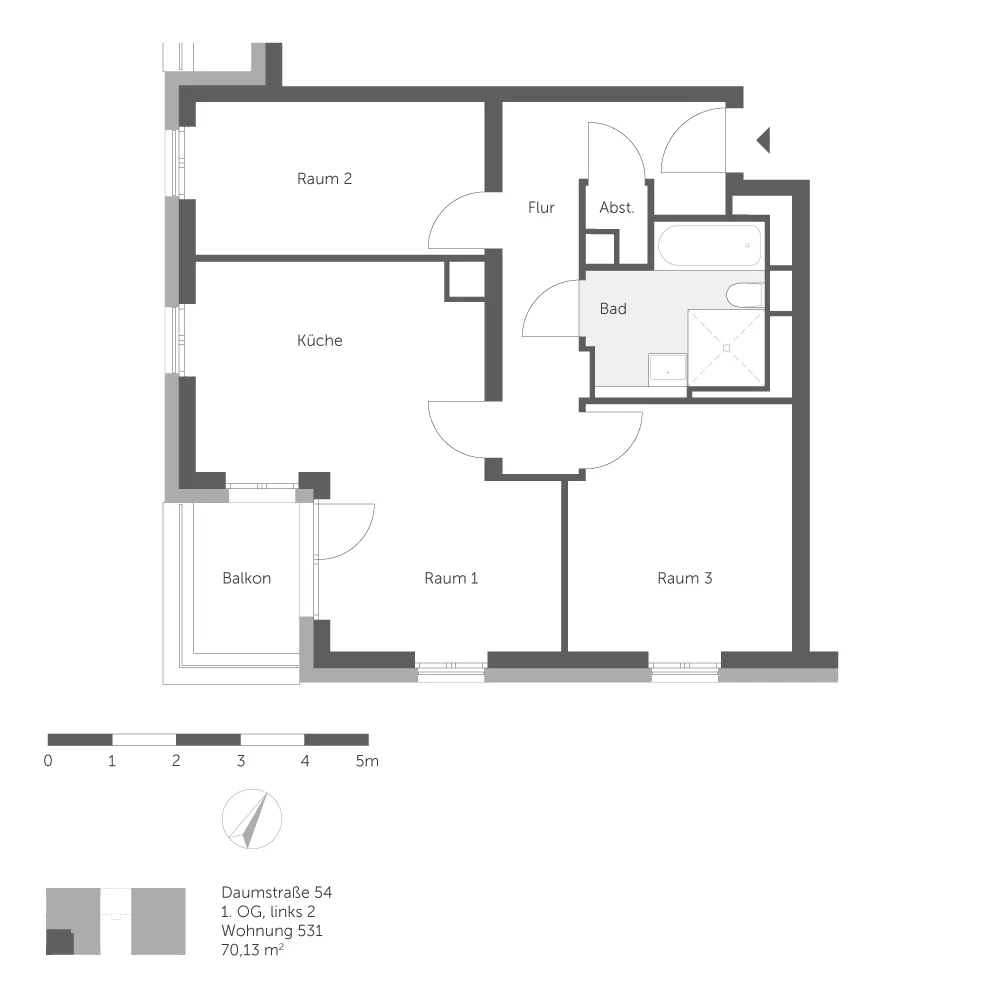 3 room apartment with 70 m² in Berlin – Photo 8