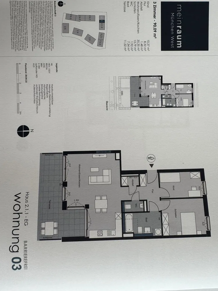 3 Zimmer Wohnung mit 91 m² in München – Bild 9