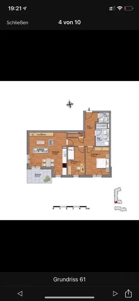3 Zimmer Wohnung mit 85 m² in Düsseldorf – Bild 9