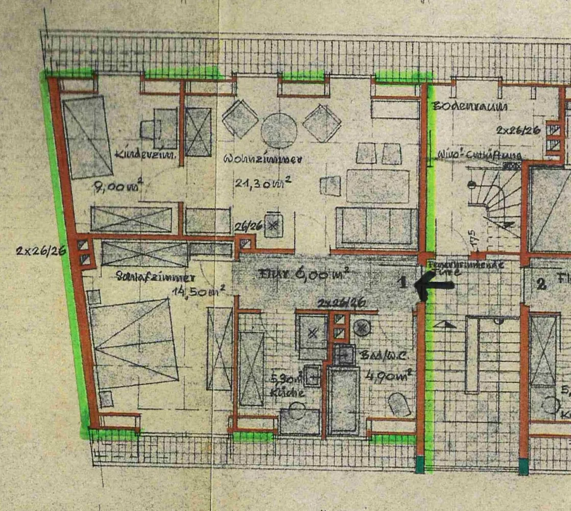 3 Zimmer Wohnung mit 60 m² in Nürnberg – Bild 3