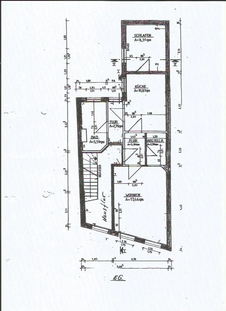 2 room apartment with 47 m² in Wismar – Photo 2
