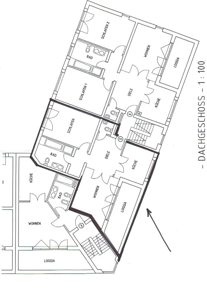 2 room apartment with 82 m² in Frankfurt am Main – Photo 3