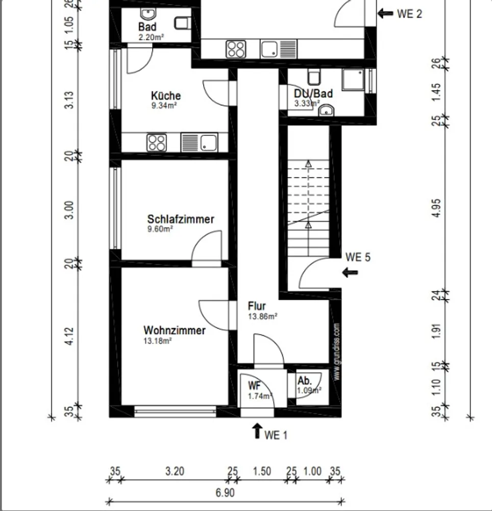 2 Zimmer Wohnung mit 54 m² in Heide – Bild 7