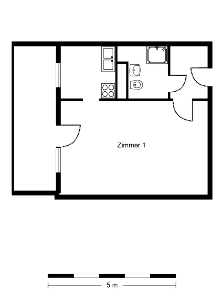 1 Zimmer Wohnung mit 38 m² in Berlin – Bild 3