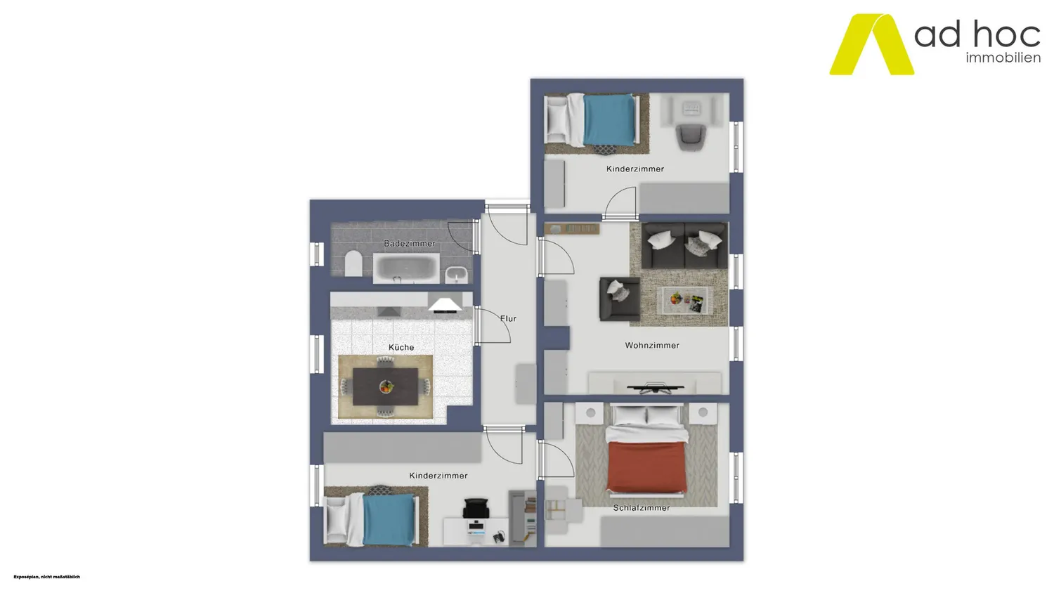 4 Zimmer Wohnung mit 70 m² in Jena – Bild 4