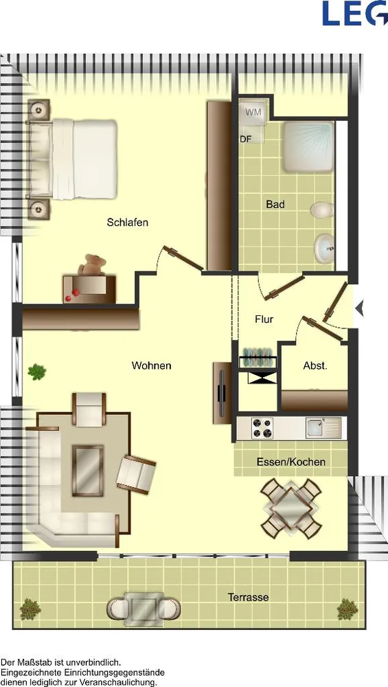 2 Zimmer Wohnung mit 68 m² in Bocholt – Bild 12