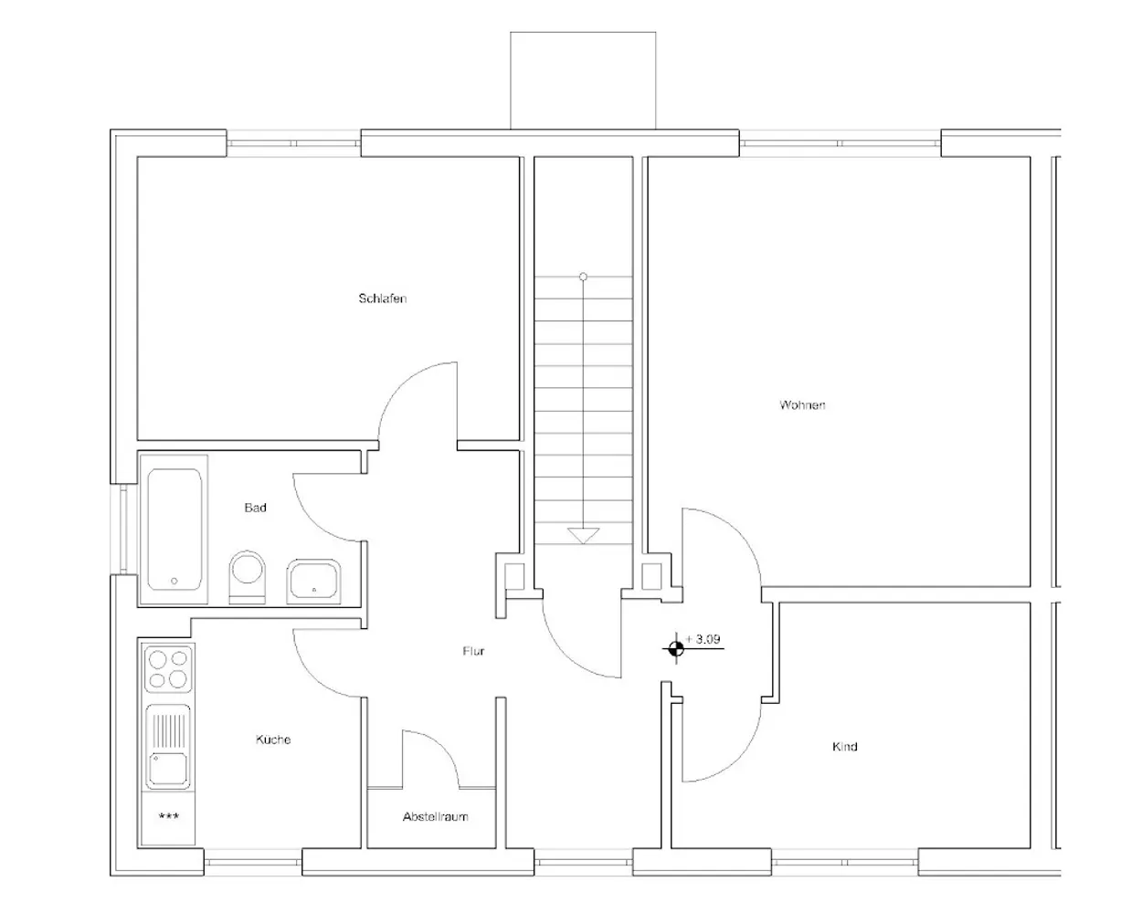 3 room apartment with 66 m² in Brunswick – Photo 3