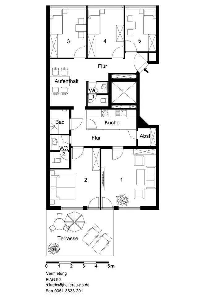 WG-Zimmer mit 15 m² in Darmstadt – Bild 5