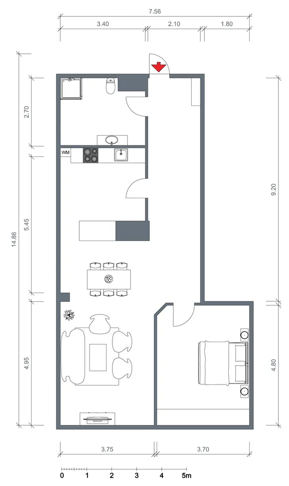 3 room apartment with 82 m² in Stendal – Photo 1