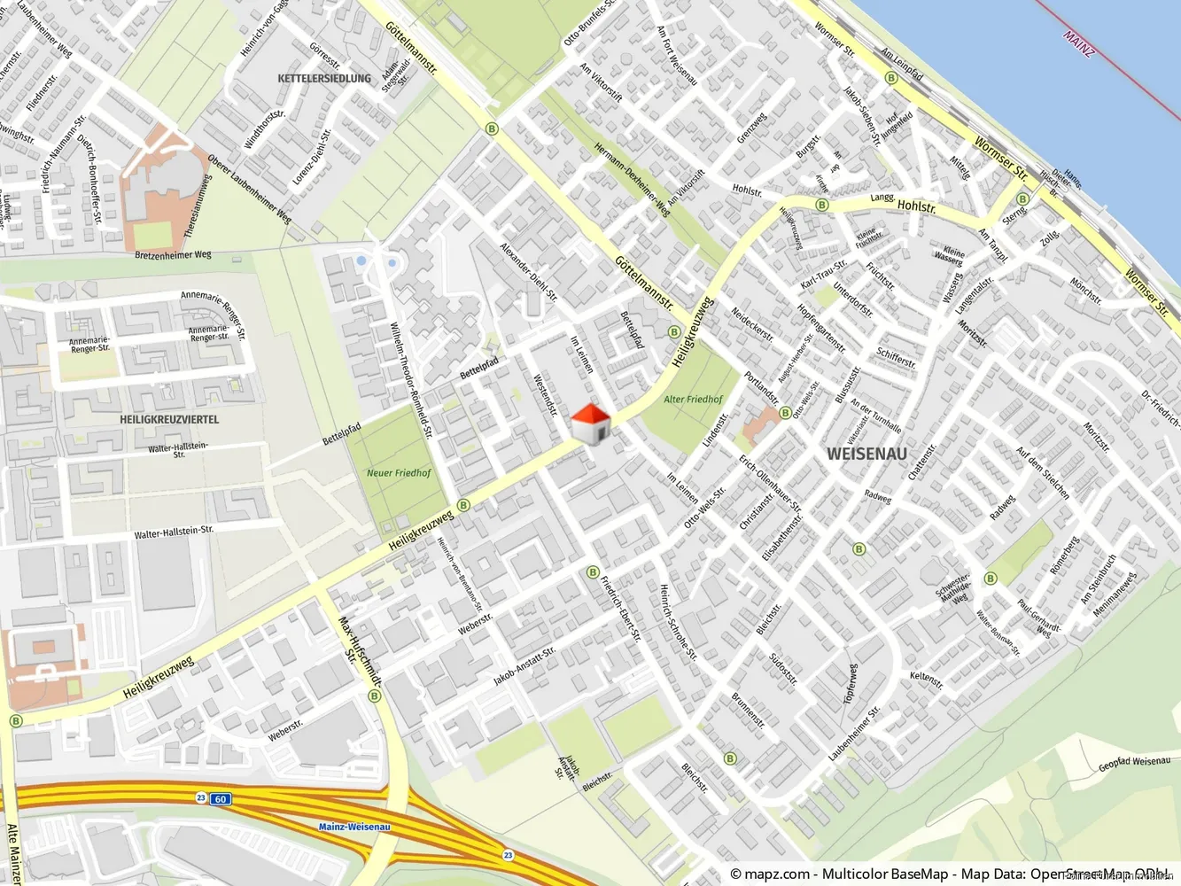 3 Zimmer Wohnung mit 50 m² in Mainz – Bild 4