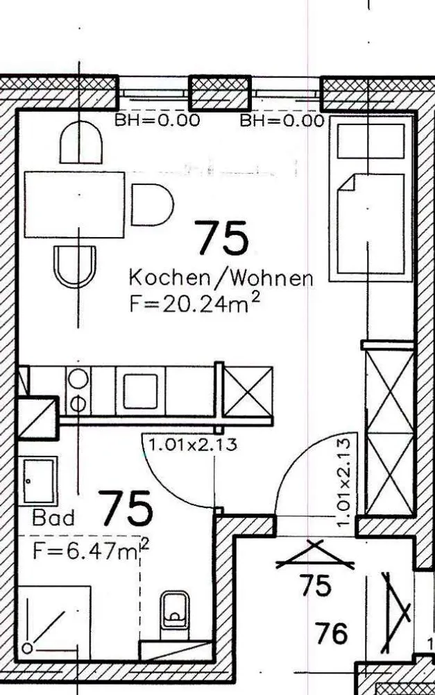 1 Zimmer Wohnung mit 27 m² in Berlin – Bild 3
